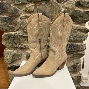 Tan Cowgirl Boots